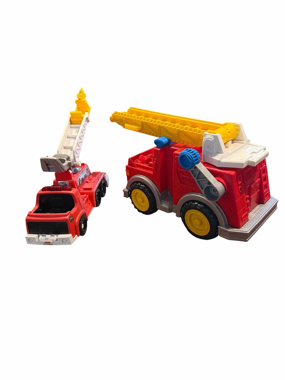 Fisher Price Little People Firefighter Trucks BUNDLE- WORKS & TESTED